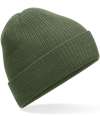 BB376R (B376R) Ribbed Beanie Olive Green colour image